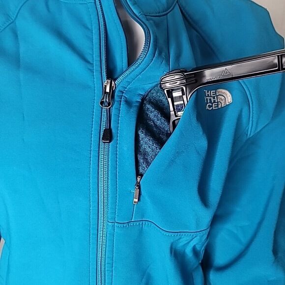 The North Face Apex Bionic Jacket Coat Teal Medium - Picture 6 of 15